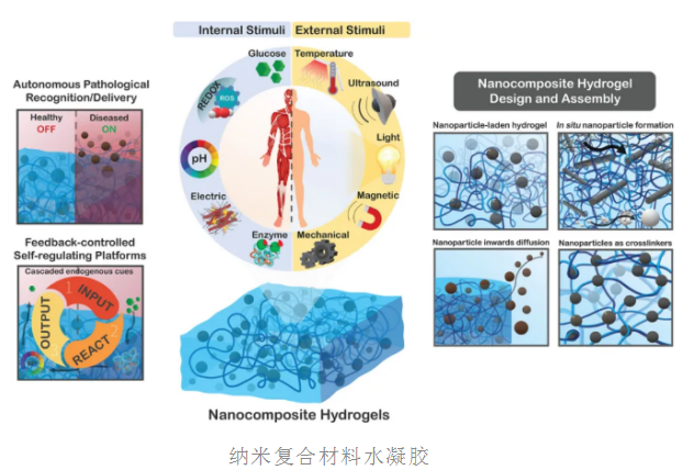 刺激响应纳米材料复合水凝胶
