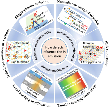 缺陷如何影响TMDC的光致发光？