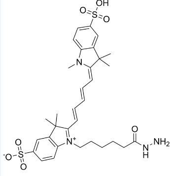 磺酸花菁染料;Sulfo Cy5 hydrazide 磺酸花菁染料;Sulfo Cy5 hydrazide