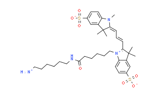 Sulfo-Cyanine3 amine,磺化Cyanine3氨基,水溶性CY3标记胺 Sulfo-Cyanine3 amine,磺化Cyanine3氨基,水溶性CY3标记胺